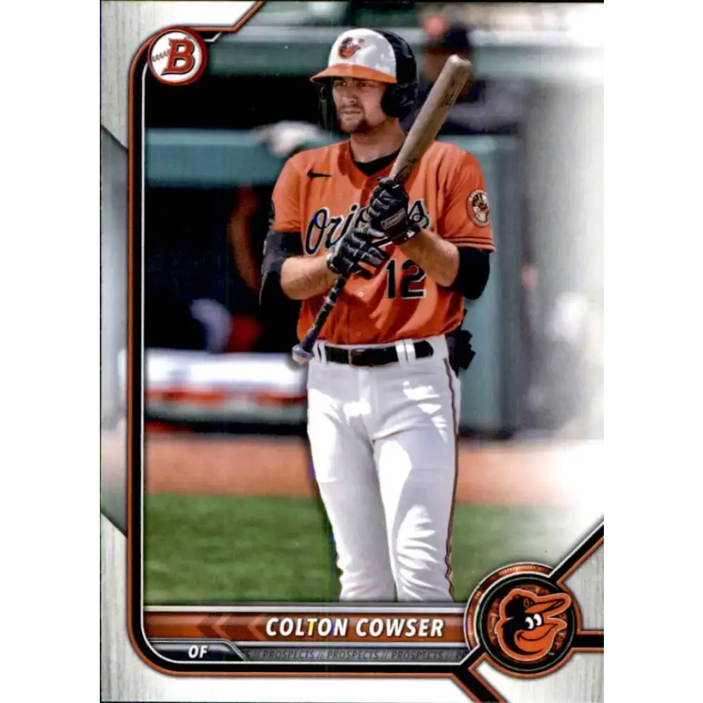 2022 Bowman Prospects #BP-49 Colton Cowser NM-MT Baltimore Orioles Baseball Card - Baseball Card Single
