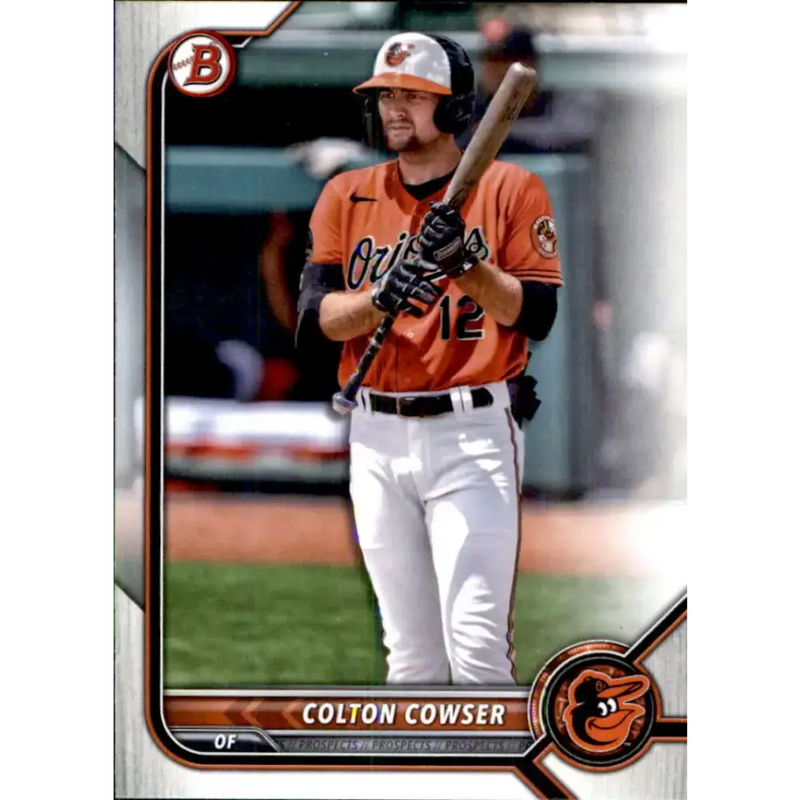 2022 Bowman Prospects #BP-49 Colton Cowser NM-MT Baltimore Orioles Baseball Card - Baseball Card Single