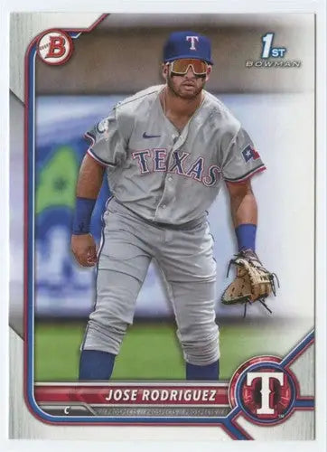 2022 Bowman Prospects #BP-62 Jose Rodriguez NM-MT Rangers 1st Bowman ID:41985 - Baseball Card Single