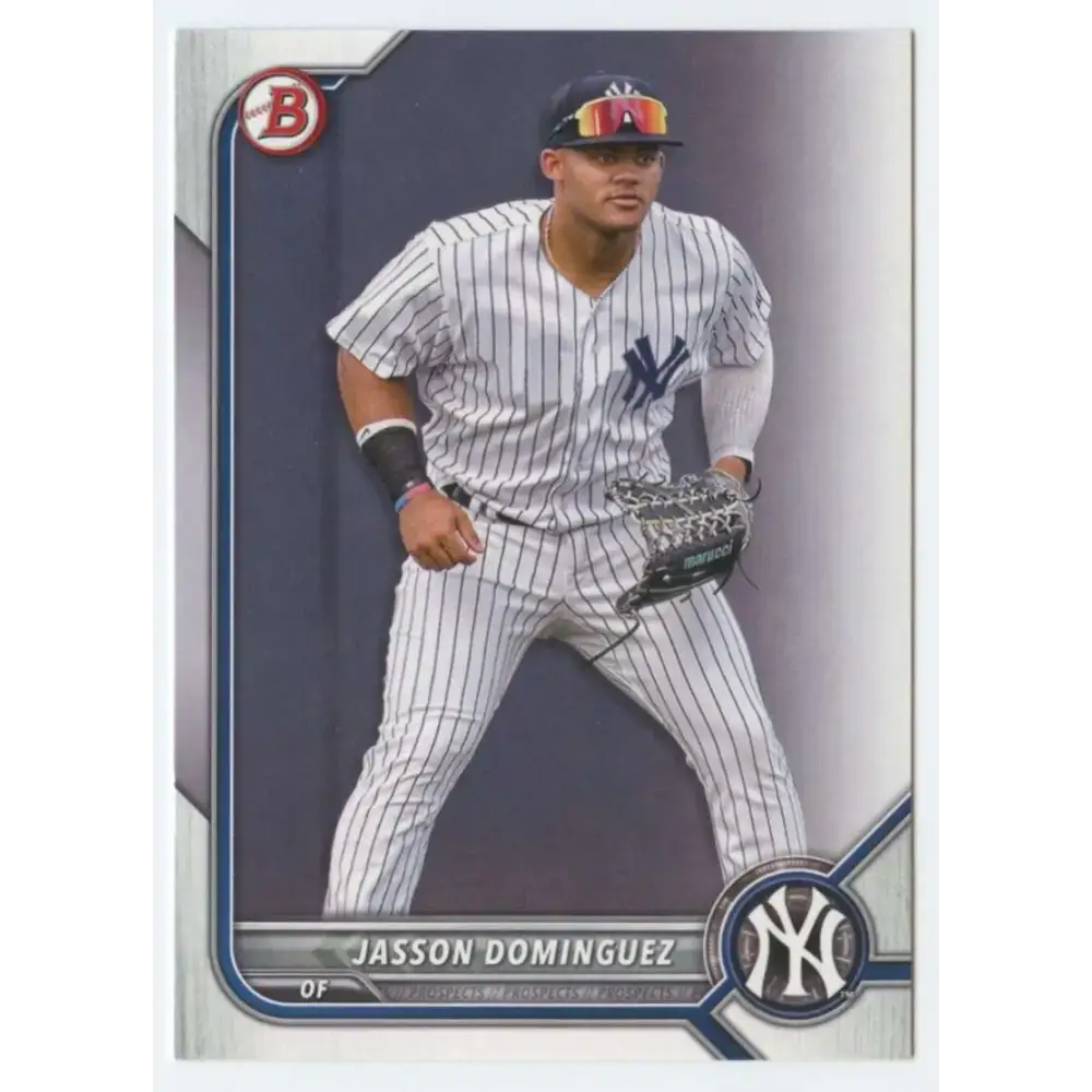 2022 Bowman Prospects #BP-98 Jasson Dominguez NM-MT New York Yankees Baseball Card - Baseball Card Single
