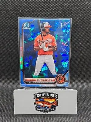 2022 Bowman Sapphire Edition - Chrome Prospects Darell Hernaiz #BCP-27 (RC) - Baseball Card Single