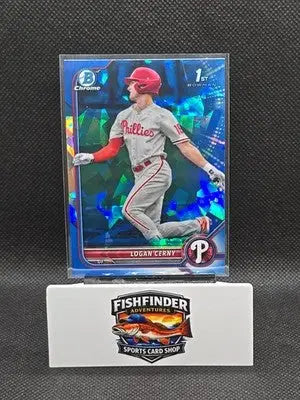 2022 Bowman Sapphire Edition - Chrome Prospects Logan Cerny #BCP-120 (RC) - Baseball Card Single