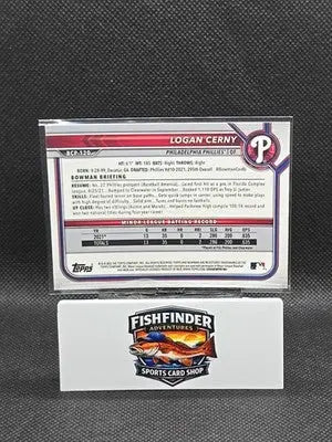 2022 Bowman Sapphire Edition - Chrome Prospects Logan Cerny #BCP-120 (RC) - Baseball Card Single