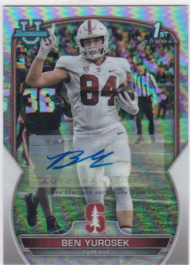 2022 Bowman University 1st Chrome Auto #23 Ben Yurosek 113/499 Refractor - Baseball Card Single