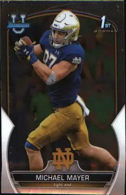 2022 Bowman University Chrome #41 Michael Mayer - Football Card Single