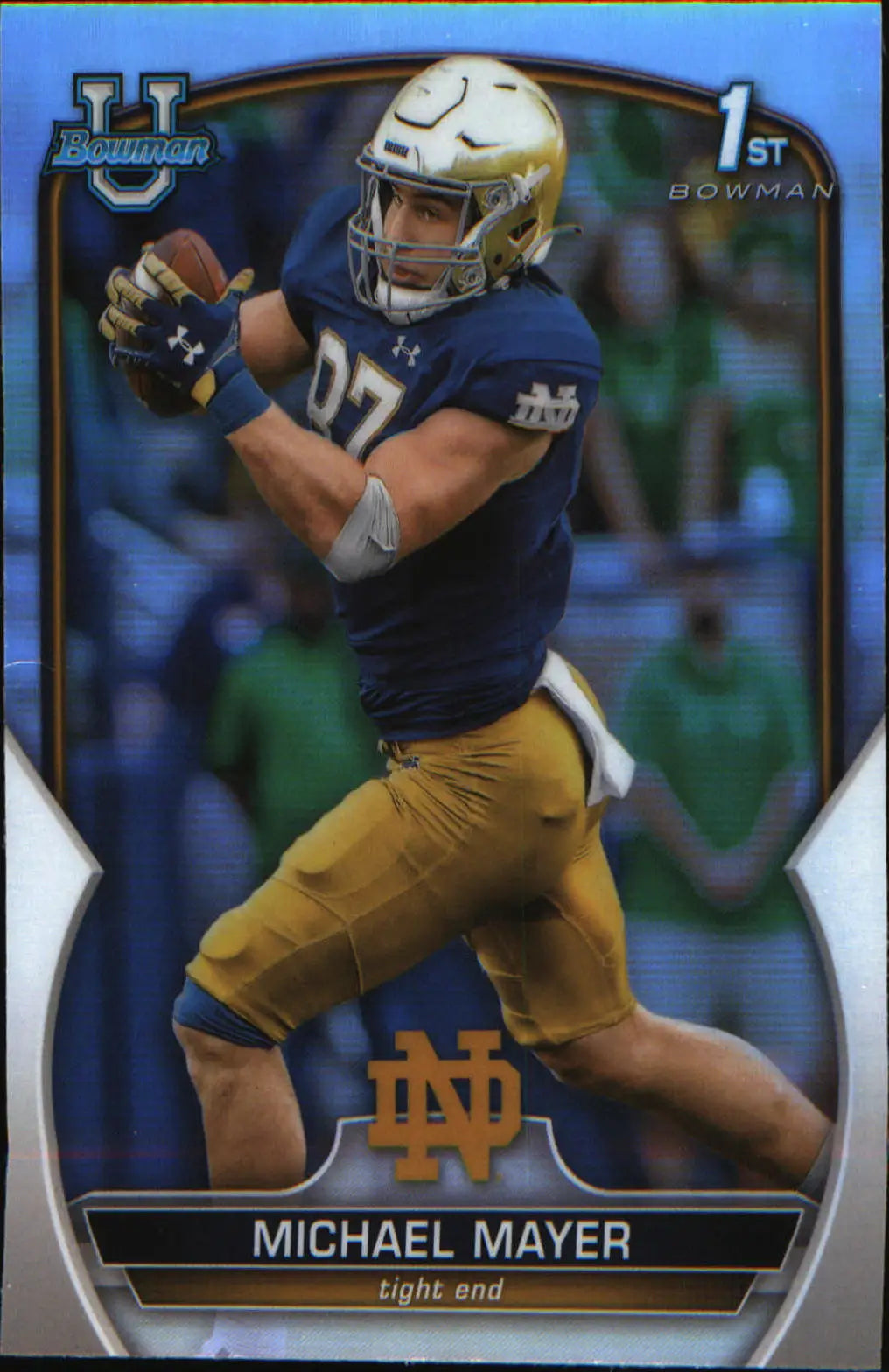 2022 Bowman University Chrome Refractor #41 Michael Mayer