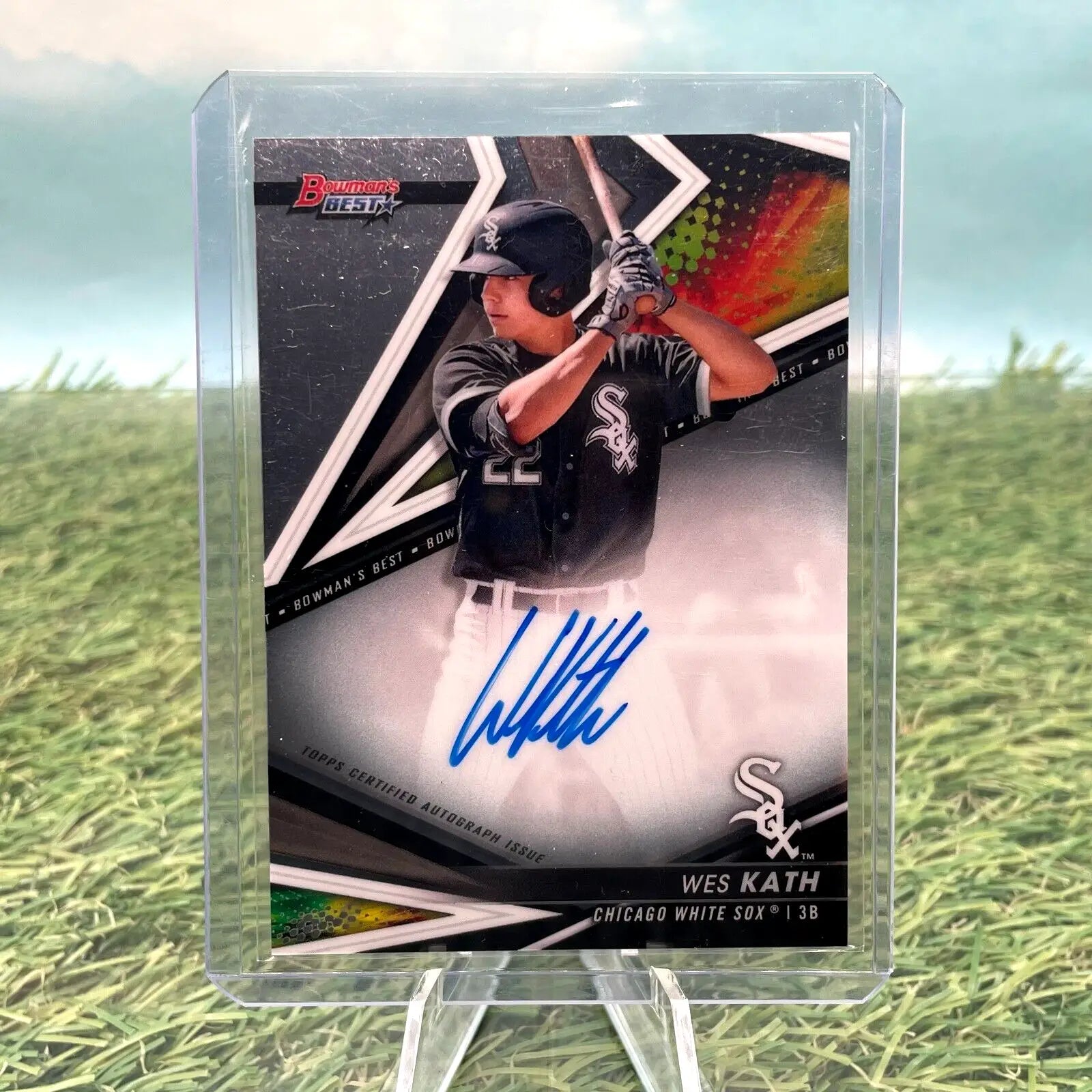 Wes Kath autographed baseball card from 2022 Bowman’s Best B22WK collection
