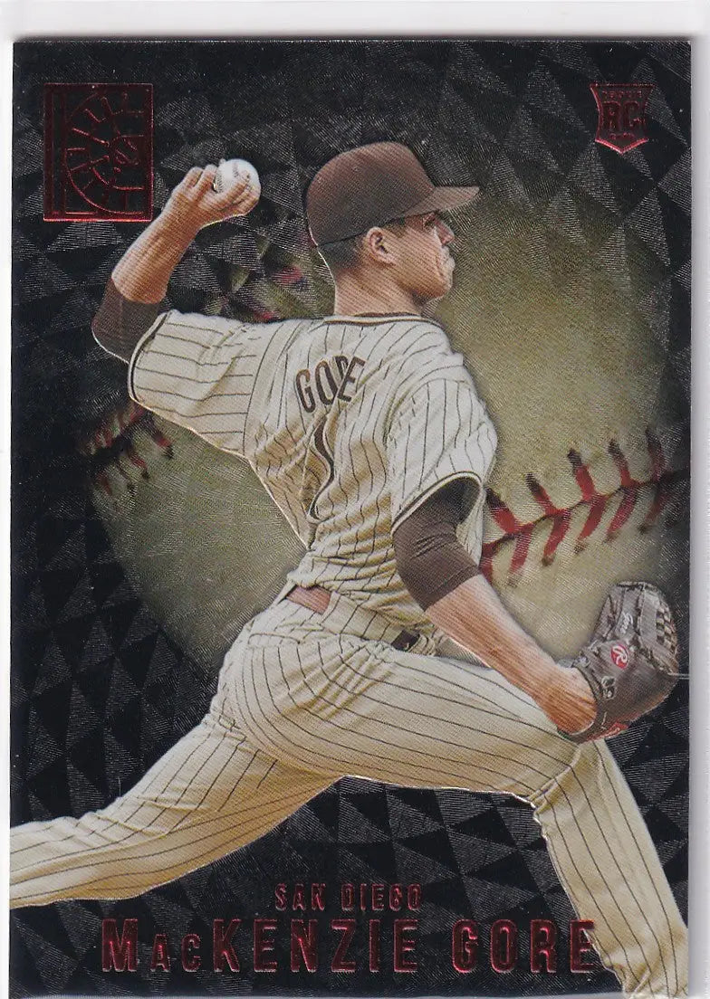 2022 CAPSTONE #112 MACKENZIE GORE RED- SAN DIEGO PADRES - Baseball Card Single