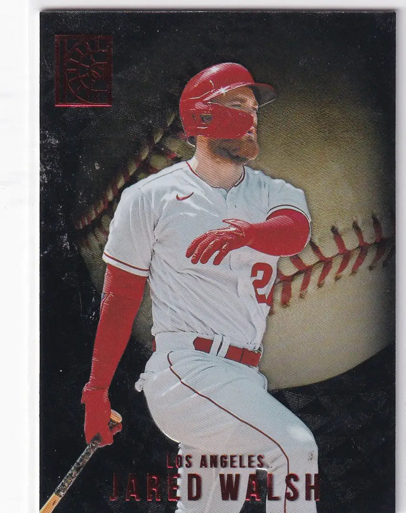 2022 CAPSTONE #161 JARED WALSH RED- ANGELS - Baseball Card Single