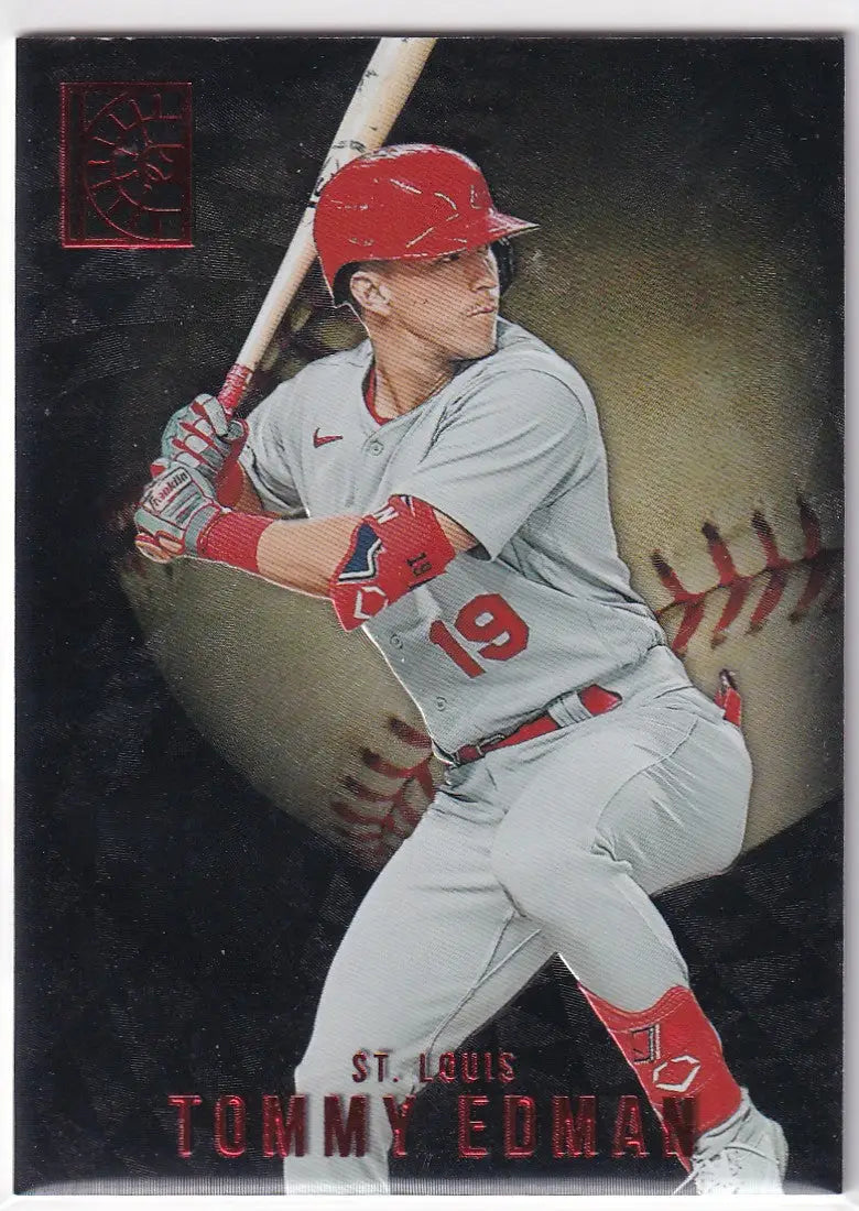 2022 CAPSTONE #191 TOMMY EDMAN RED- ST LOUIS CARDINALS - Baseball Card Single