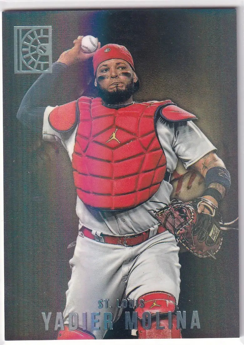 2022 CAPSTONE #99 YADIER MOLINA- ST LOUIS CARDINALS - Baseball Card Single