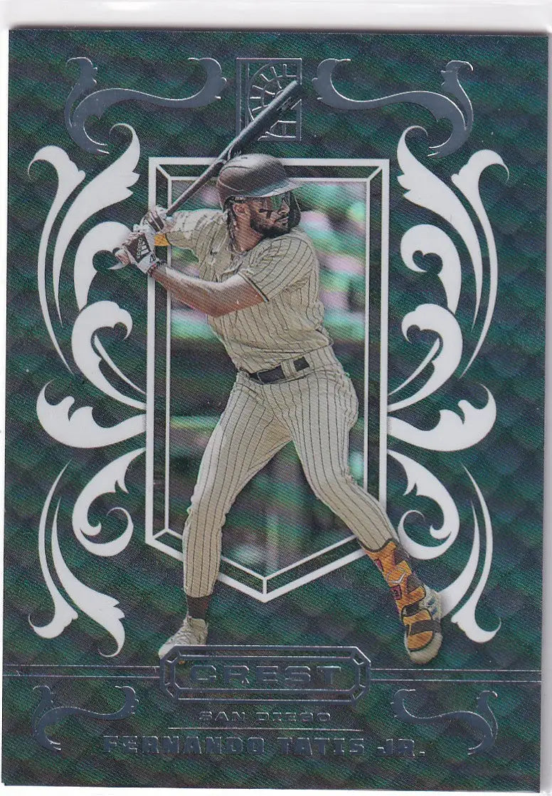 2022 CAPSTONE #C-8 FERNANDO TATIS JR CREST- SAN DIEGO PADRES - Baseball Card Single