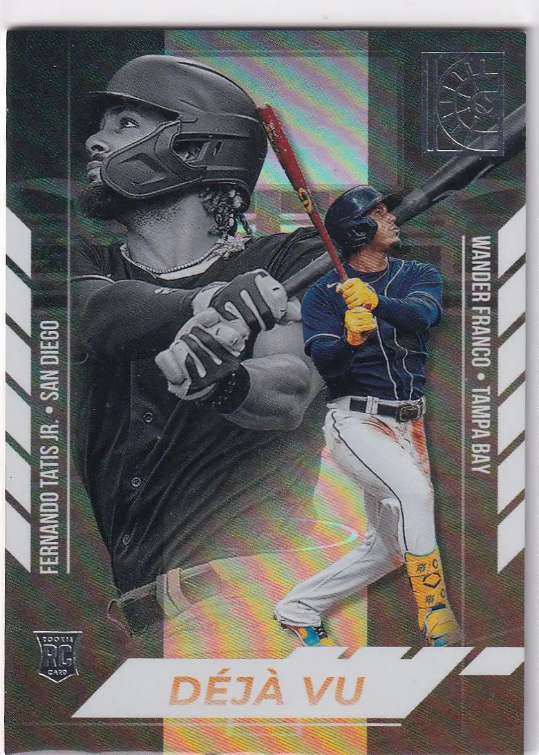 2022 CAPSTONE #DV-8 FERNANDO TATIS JR & WANDER FRANCO DÉJÀ VU- SAN DIEGO PADRES - Baseball Card Single