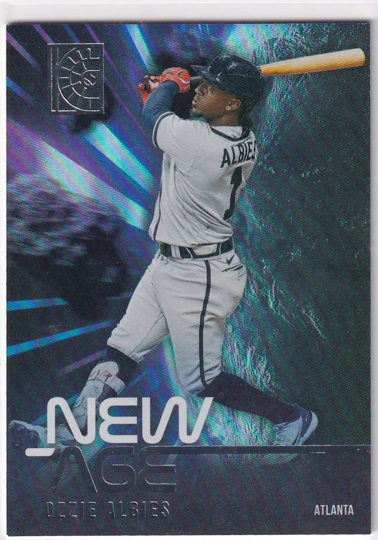 2022 CAPSTONE #NA-11 OZZIE ALBIES NEW AGE- ATLANTA BRAVES - Baseball Card Single