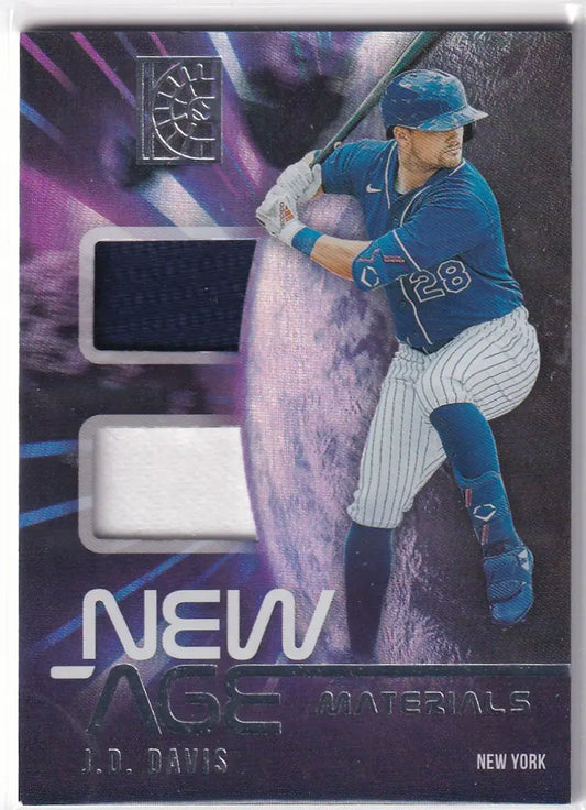 2022 CAPSTONE #NAM-JD JD DAVIS DOUBLE PATCH- NEW YORK YANKEES - Baseball Card Single