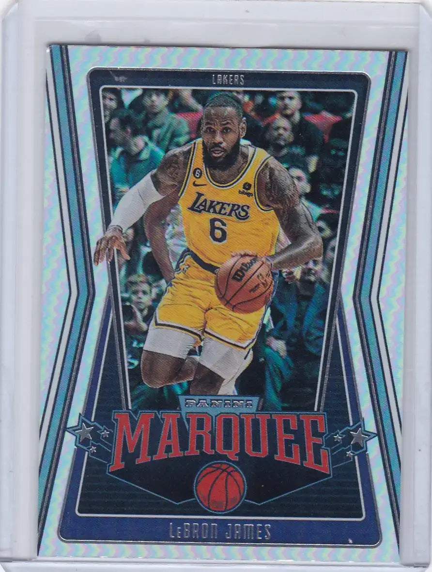 2022 CHRONICALS MARQUEE #256 LEBRON JAMES- LOS ANGELES LAKERS - Basketball Card Single