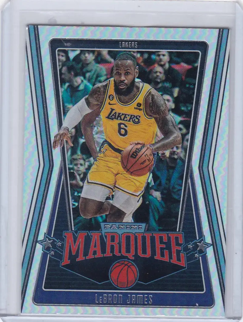 2022 CHRONICALS MARQUEE #256 LEBRON JAMES- LOS ANGELES LAKERS - Basketball Card Single