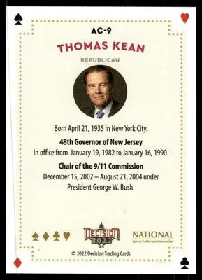 2022 Decision National Thomas Kean #AC-9 - Other