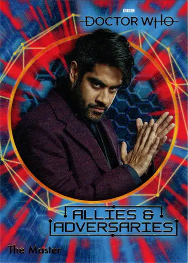 Doctor Who trading card featuring The Master from Allies & Adversaries Insert Card