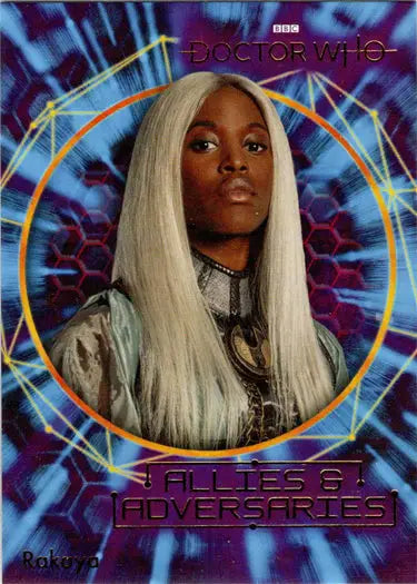 UA12 Rakaya insert card from 2022 Doctor Who Allies & Adversaries series