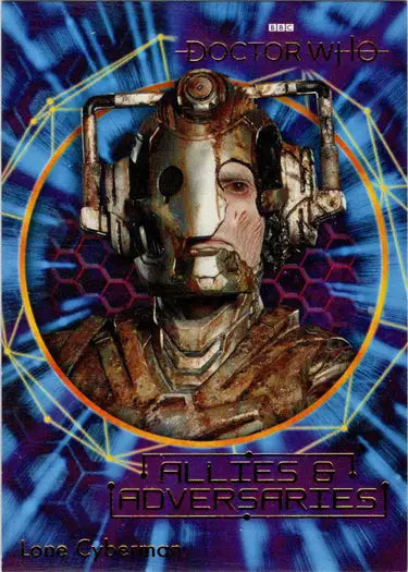 Lone Cyberman from Doctor Who featured on 2022 Allies Adversaries Insert Card