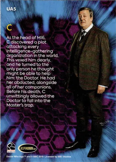 2022 Doctor Who Insert Card UA5 featuring Allies & Adversaries design