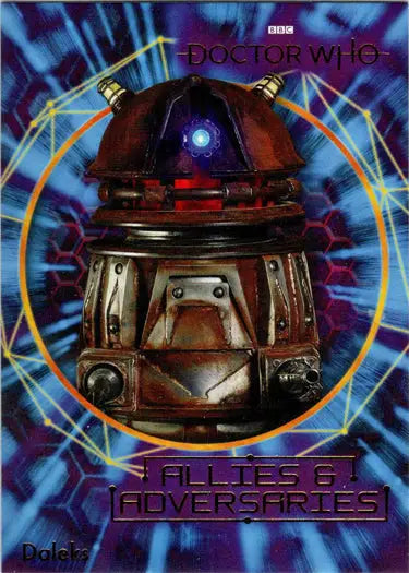 Dalek from Doctor Who on 2022 Series 11 & 12 Allies & Adversaries trading card