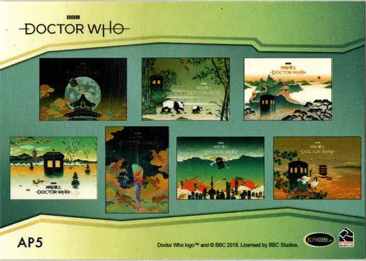 Doctor Who postcard featuring 2022 Series 11 & 12, part of the Paintbrush UK poster collection