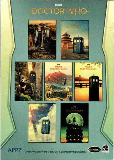 Doctor Who Postcard Set featuring Asia Posters Card APP7 from Wuhan