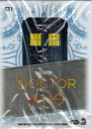 Doctor Who trading card pack featuring the 2022 Series 11 & 12 Case Topper Card CT1