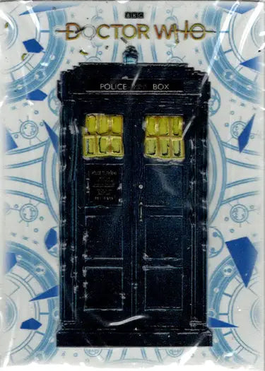 2022 Doctor Who TARDIS Case Topper Card CT1 featuring 3-D design of TARDIS