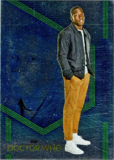 2022 Doctor Who Character Mirror Insert Card M2 featuring Ryan Sinclair design