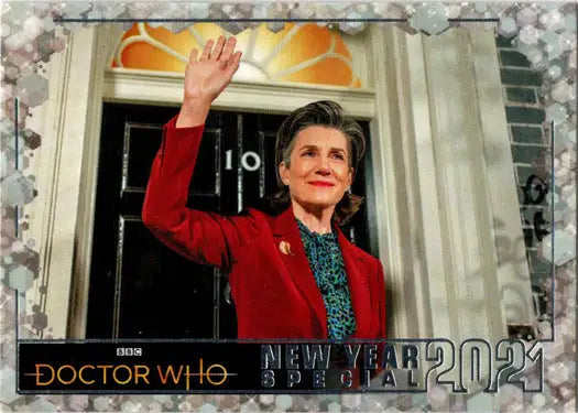Doctor Who Year Special 2021 trading card featuring Revolution Daleks design