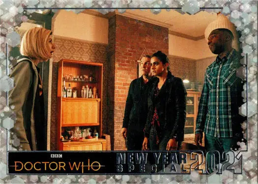 Promotional image for Doctor Who Year Special 2021 in trading card product Revolution Daleks