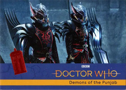 Doctor Who trading card, 2022 Orange Parallel Card 17 Demons Of The, /50 collectible item