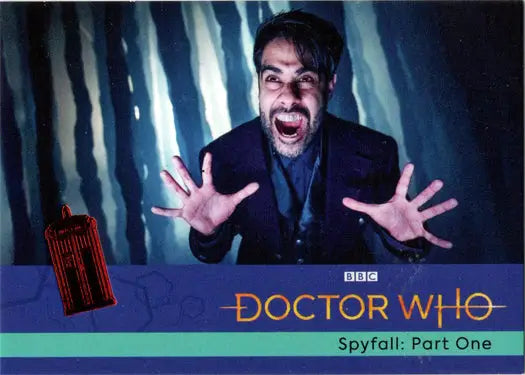 2022 Doctor Who Red Parallel Card featuring Spyfall: Part One from Hobby Edition
