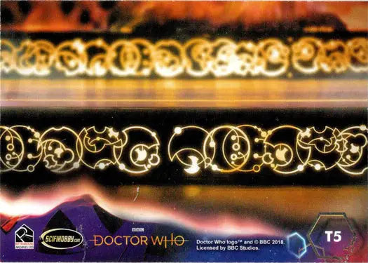 Doctor Who trading card from 2022 Doctor Who Series 11 & 12 Puzzle Insert Card T5