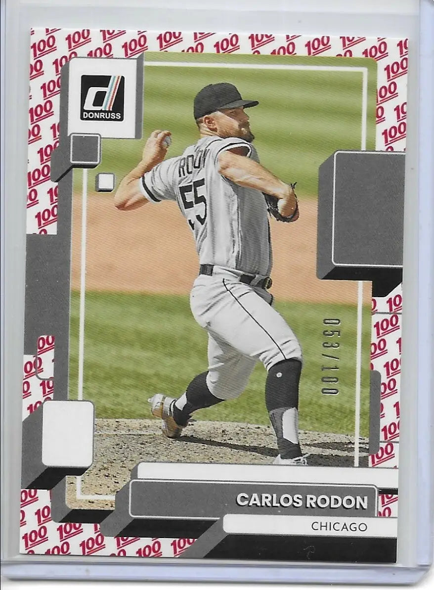 2022 DONRUSS 100 EMOJI CARLOS RODON 053/100 (699) - Baseball Card Single