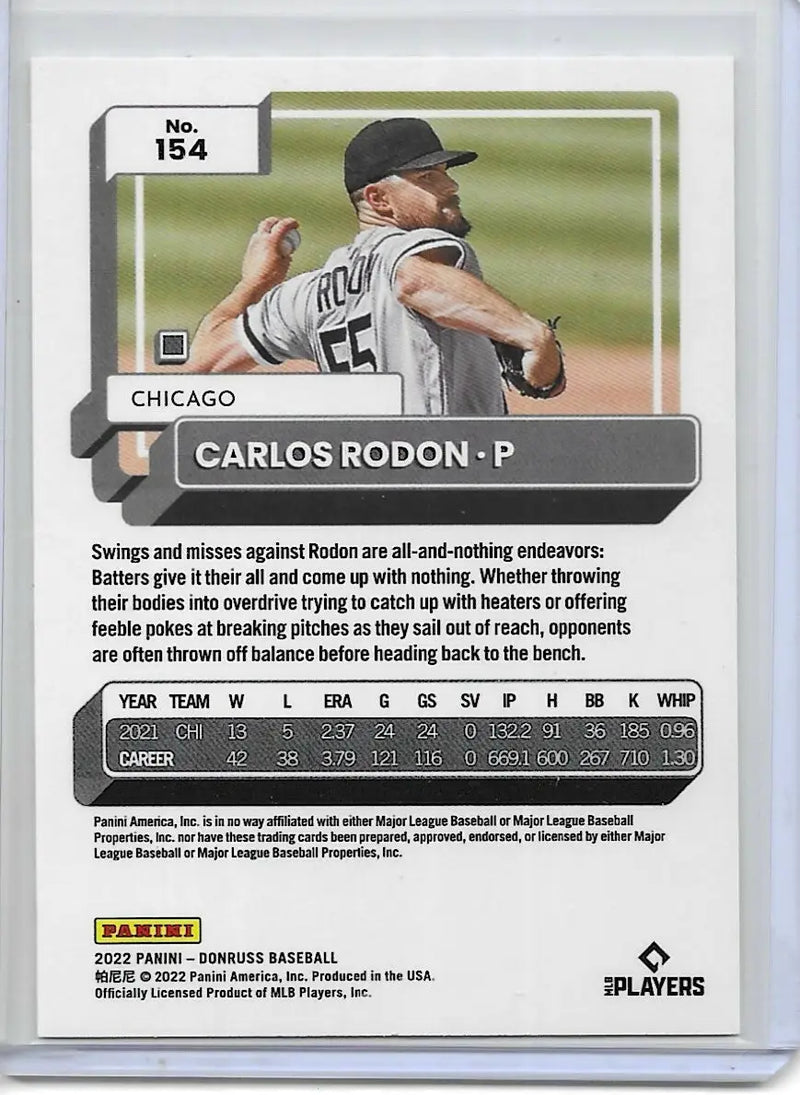 2022 DONRUSS 100 EMOJI CARLOS RODON 053/100 (699) - Baseball Card Single