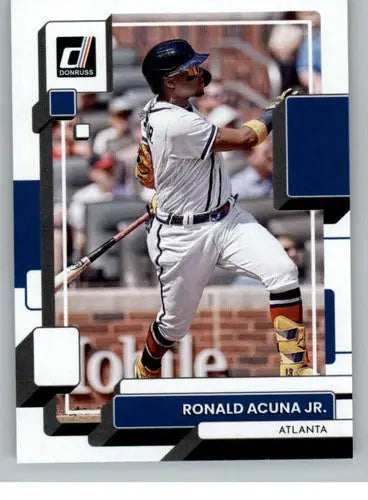 2022 Donruss #121 Ronald Acuna Jr. NM-MT Braves ID:42372 - Baseball Card Single