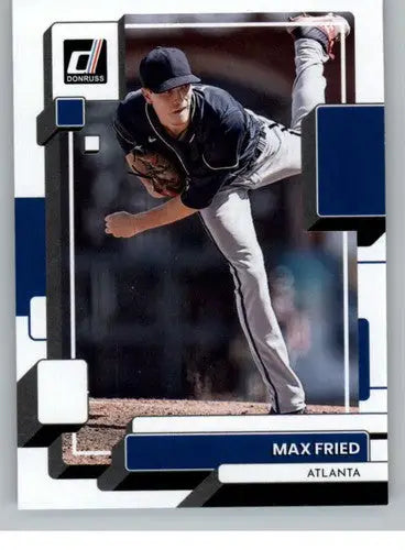 2022 Donruss #122 Max Fried NM-MT Braves ID:45076 - Baseball Card Single
