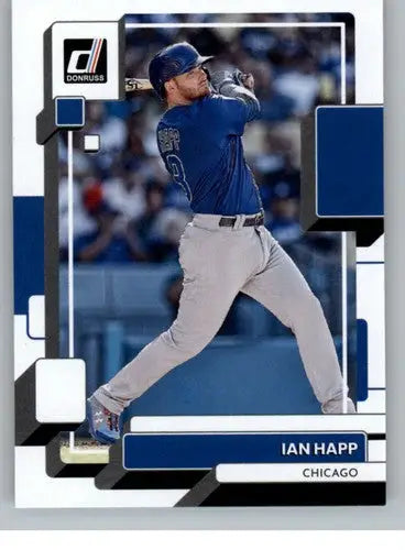 Original gloss Ian Happ baseball card 2022 Donruss NM-MT Ian Happ Cubs ID42281