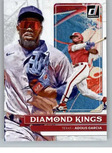 2022 Donruss #15 Adolis Garcia NM-MT Rangers Diamond Kings ID:45066 - Baseball Card Single