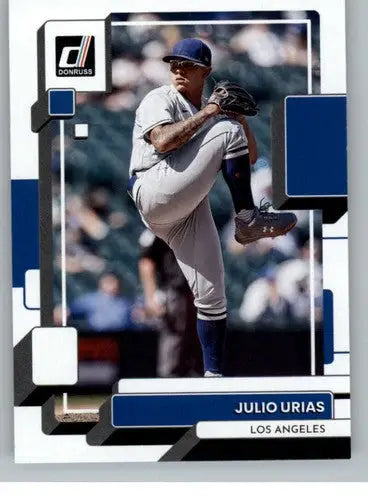 2022 Donruss #167 Julio Urias NM-MT Dodgers ID:45079 - Baseball Card Single