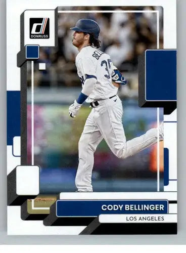 Original gloss Cody Bellinger baseball card 2022 Donruss NM-MT Dodgers ID 42312