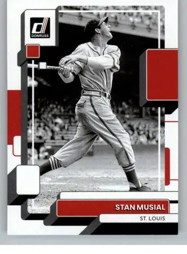 2022 Donruss Stan Musial baseball card with original gloss NM-MT Cardinals ID:42326