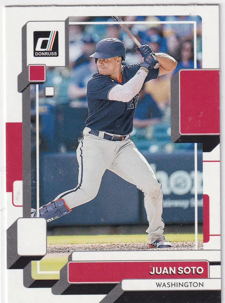 2022 DONRUSS #225 JUAN SOTO- WASHINGTON NATIONALS - Baseball Card Single