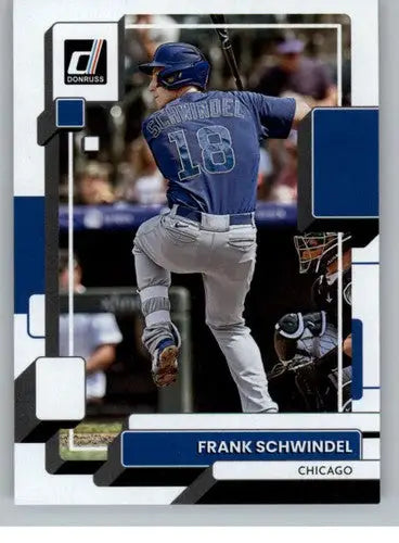 2022 Donruss Frank Schwindel baseball card with original gloss, NM-MT condition