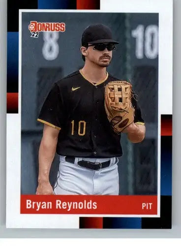 2022 Donruss Bryan Reynolds baseball card with original gloss Pirates Retro 1988