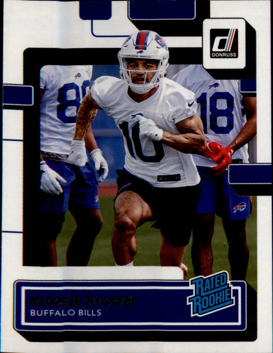 2022 Donruss #343 Khalil Shakir Rookie Rookie - Football Card Single
